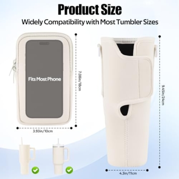 Slok Water Bottle Carrier with Adjustable Strap for 40 oz Tumblers