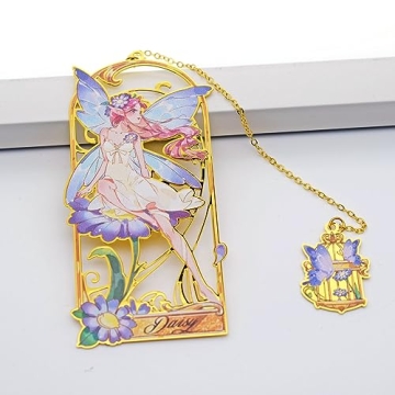 BLBMH Flower Fairies Bookmark for Book Lovers Gift