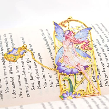 BLBMH Flower Fairies Bookmark for Book Lovers Gift