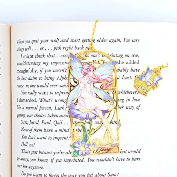 BLBMH Flower Fairies Bookmark for Book Lovers Gift