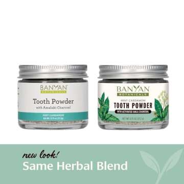 Banyan Botanicals Mint Cardamom Tooth Powder 0.75oz