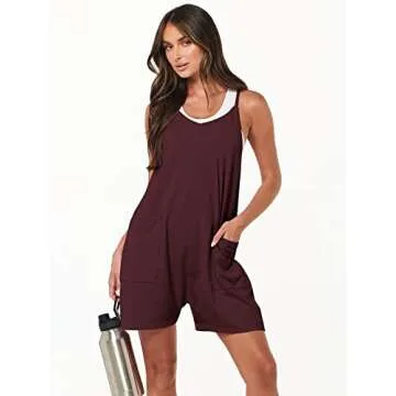 Stylish ANRABESS Summer Casual Sleeveless Romper