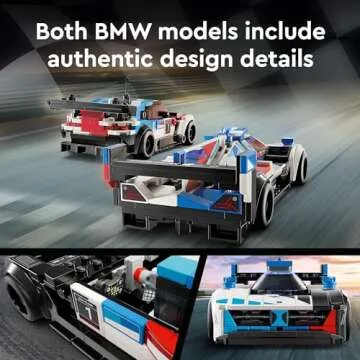 LEGO BMW M4 GT3 & M Hybrid V8 Cars - Fun Toy Set