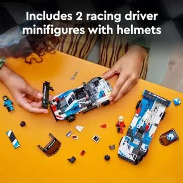 LEGO BMW M4 GT3 & M Hybrid V8 Cars - Fun Toy Set