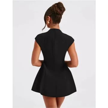 YMDUCH Women's Sexy A-line Mini Club Party Dress