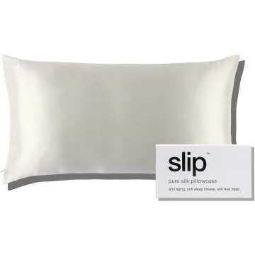 Pure Silk King Pillowcase - 100% Mulberry, White