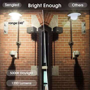 Sengled Dusk to Dawn Light Bulbs Outdoor, 5000K Daylight A19 LED Bulb 75W Watt Equivalent(10.5W), Automatic LED Dusk to Dawn Light Bulbs for Front Porch 6 Pack, Outdoor Indoor, UL Listed,