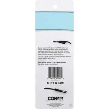 Conair Styling Essentials Slim Grooming Brush - Packaging May Vary