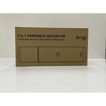 Brigii 3-in-1 Handheld Vacuum Cleaner, Cordless Car Vacuum for Small Messes, Hand Vacuum & Air Duster & Hand Pump, Mini Vacuum for Crevices, Keyboard Cleaner; 12V-M2