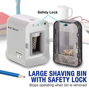 Electric Pencil Sharpener with Online Drawing Library