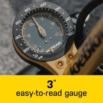 Topeak JoeBlow Sport III High Pressure Bike Pump 160 PSI