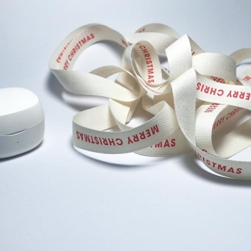 Merry Christmas Ribbon - Premium Cotton Holiday Decor