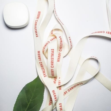 Merry Christmas Ribbon - Premium Cotton Holiday Decor