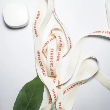 Merry Christmas Ribbon - Premium Cotton Holiday Decor