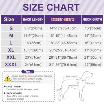 cyeollo Dog Coats Fleece Furry Reversible Turtleneck Sweater Thick Dog Jackets for Winter Warm Cloth...