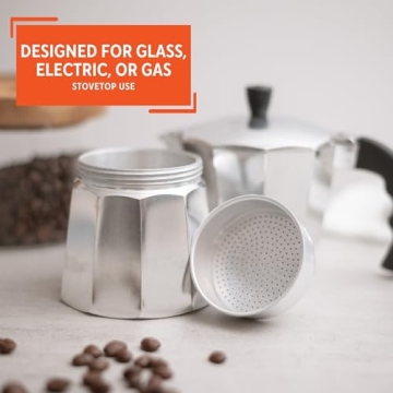 IMUSA Aluminum Espresso Stovetop Coffeemaker 3-Cup