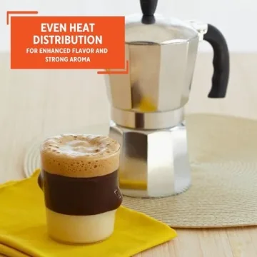 IMUSA Aluminum Espresso Stovetop Coffeemaker 3-Cup