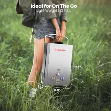 Gasland BE158S Portable Propane Water Heater for Outdoor