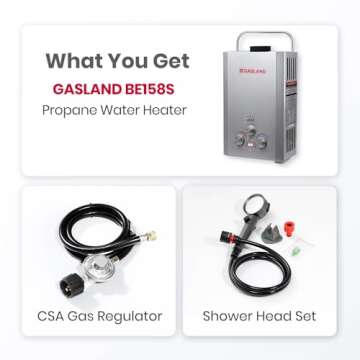 Gasland BE158S Portable Propane Water Heater for Outdoor