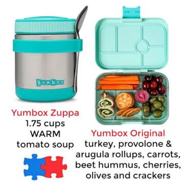 Yumbox Zuppa Insulated Food Jar Hot & Cold Thermos 14 oz
