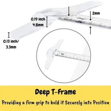 Mr. Pen T Square Ruler Set - Perfect for Artists & Engineers
