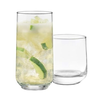 Libbey Ascent 16-Piece Glass Set for Versatile Use