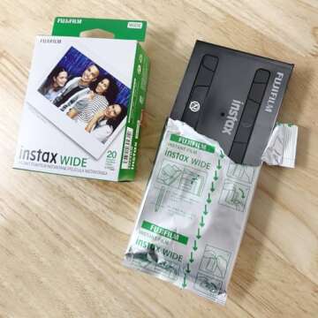 Fujifilm instax Wide Instant Film 2 Pack - 20 Exposures for Wide 300, 200, 210 Cameras