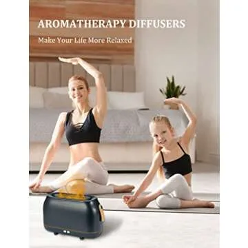 Essential Oil Diffuser 180ml for Relaxation and Wellness