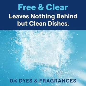 Seventh Generation Free & Clear Dishwasher Packs for Sparkling Dishes