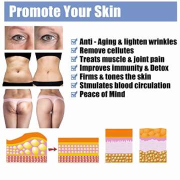 MAFLY Silicone Cupping Therapy Set - Facial Cupping Set - Face and Body Cupping Massager - Vacuum Suction Cups - Anti-Cellulite Cup - Amazing Cellulite Remover Home Use 7PACK