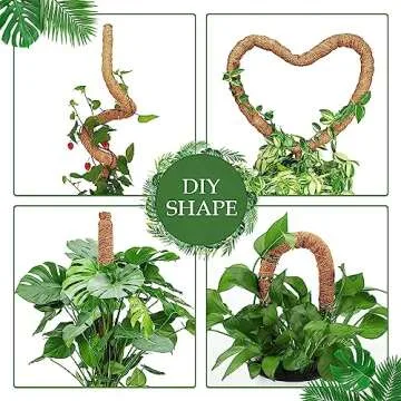 Bendable Moss Poles for Climbing Plants - 2 Pack
