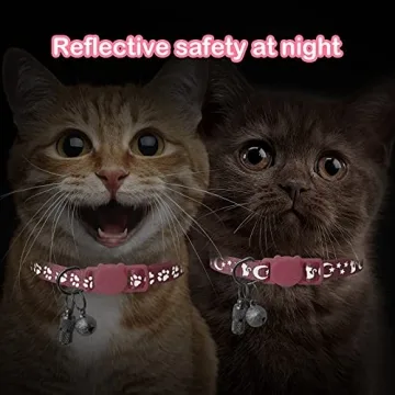 LLHK Reflective Cat Collars - Safe & Stylish 2 Pack