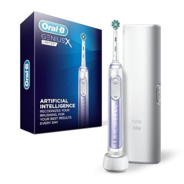 Oral-B Genius X Limited, Electric Toothbrush with Artificial Intelligence, Rechargeable Toothbrush (...