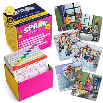 Spark Cards Sequence Cards for Storytelling and Picture Interpretation Speech Therapy Game, Special ...