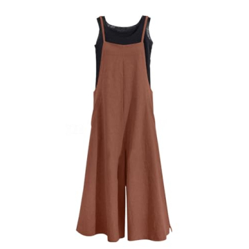 YESNO Women Casual Jumpsuit with Pockets for All Sizes