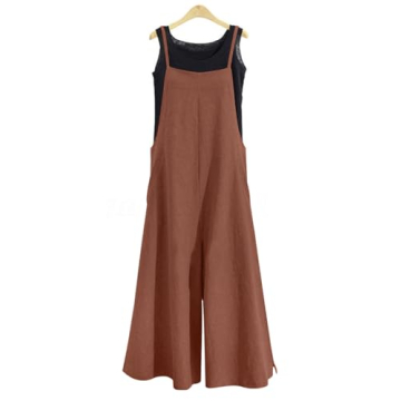 YESNO Women Casual Jumpsuit with Pockets for All Sizes