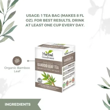 Organic Bamboo Silica Tea - Accelerate Hair & Skin Health