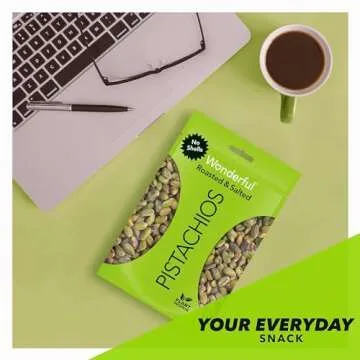 Wonderful Pistachios No Shells, 12 oz Healthy Snack Bag