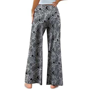 Arolina Women's Stretchy Wide Leg Palazzo Lounge Pants Casual Comfy High Waist Palazzo Pants