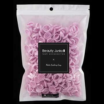 Lash Extension Glue Rings - 200PCS for Quick Fan Making