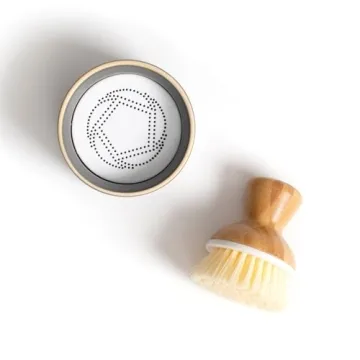 Full Circle Bubble Up Bamboo Dish Brush for Efficient Cleaning