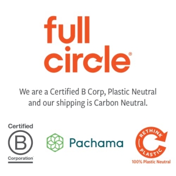 Full Circle Bubble Up Bamboo Dish Brush for Efficient Cleaning