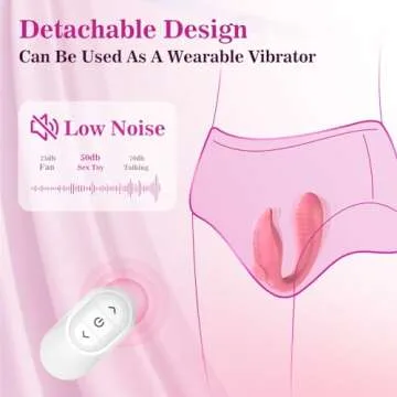 Strapless Strap On Dildos,Wearable Clitoral G Spot Vibrators,3in1 Dildo with 10 Powerful Vibrating Modes,Remote Control Adult Sex Toys for Women Couple, Super Silent Waterproof Stimulator（Pink）