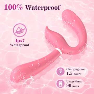 Strapless Strap On Dildos,Wearable Clitoral G Spot Vibrators,3in1 Dildo with 10 Powerful Vibrating Modes,Remote Control Adult Sex Toys for Women Couple, Super Silent Waterproof Stimulator（Pink）