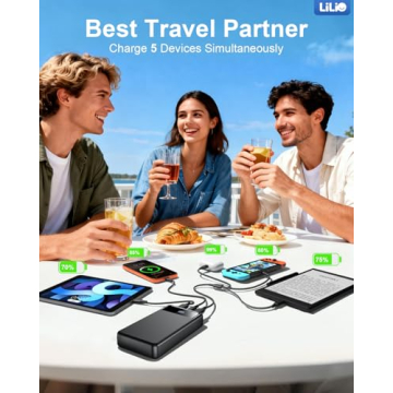 LILIO 60,000mAh Portable Charger Power Bank Fast Charging