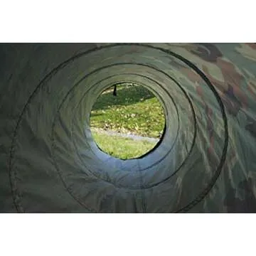 NARMAY® Play Tunnel Camouflage Pop Up Tunnel for Kids Indoor/Outdoor Fun - 19dia × 60L inch