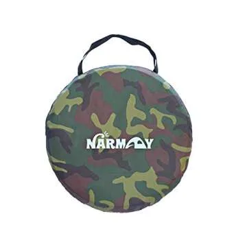 NARMAY® Play Tunnel Camouflage Pop Up Tunnel for Kids Indoor/Outdoor Fun - 19dia × 60L inch