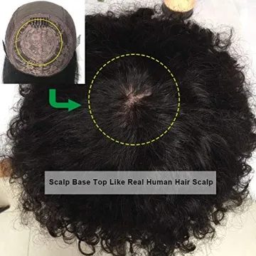 ARUKIHAIR Afro Kinky Curly Wig Full Machine Made 200 Density