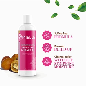 Mielle Organics 8 Oz Mongongo Oil Exfoliating Shampoo