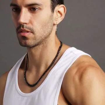 HZMAN Cuban Chain for Men 3.5mm/5mm/7mm/9mm Stainless Steel Men's Gold Chain Silver Chain Diamond Cut Hip Hop Link Chains Necklace 16-30 Inch